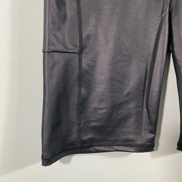 Savvi Women’s Sheen Black Side Pocket Code Bike Shorts Size XL NWT - Picture 4 of 9